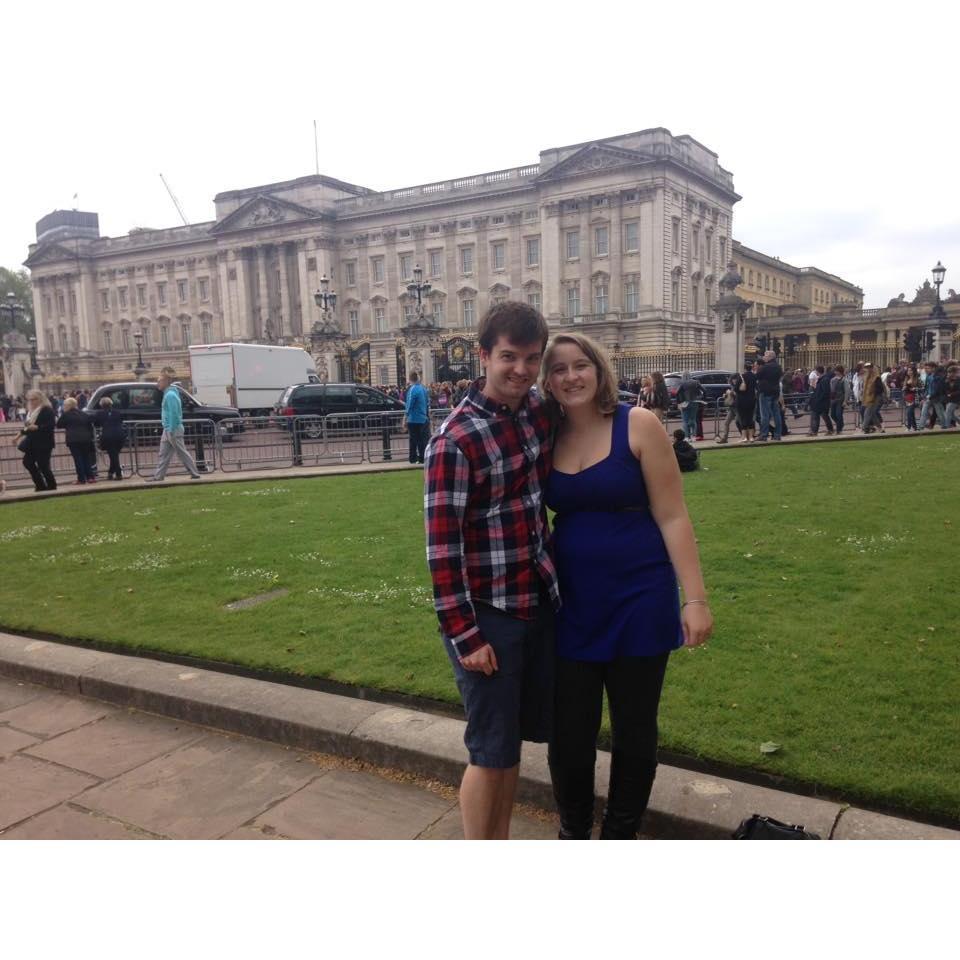 Buckingham Palace, London Trip 2016. Our first international trip together!