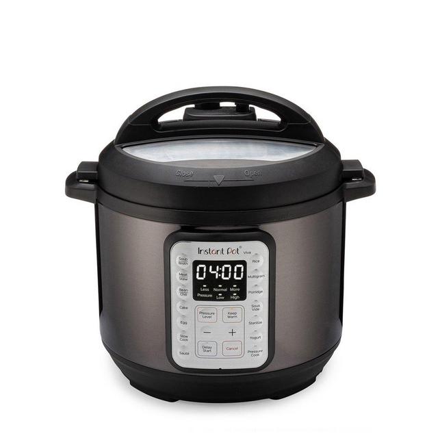 Instant Pot VIVA Black Stainless 6-Quart 9-in-1 Multi-Use Programmable Pressure Cooker, Slow Cooker, Rice Cooker, Yogurt Maker, Cake Maker, Egg Cooker, Sauté, with Sous Vide and Sterilizer