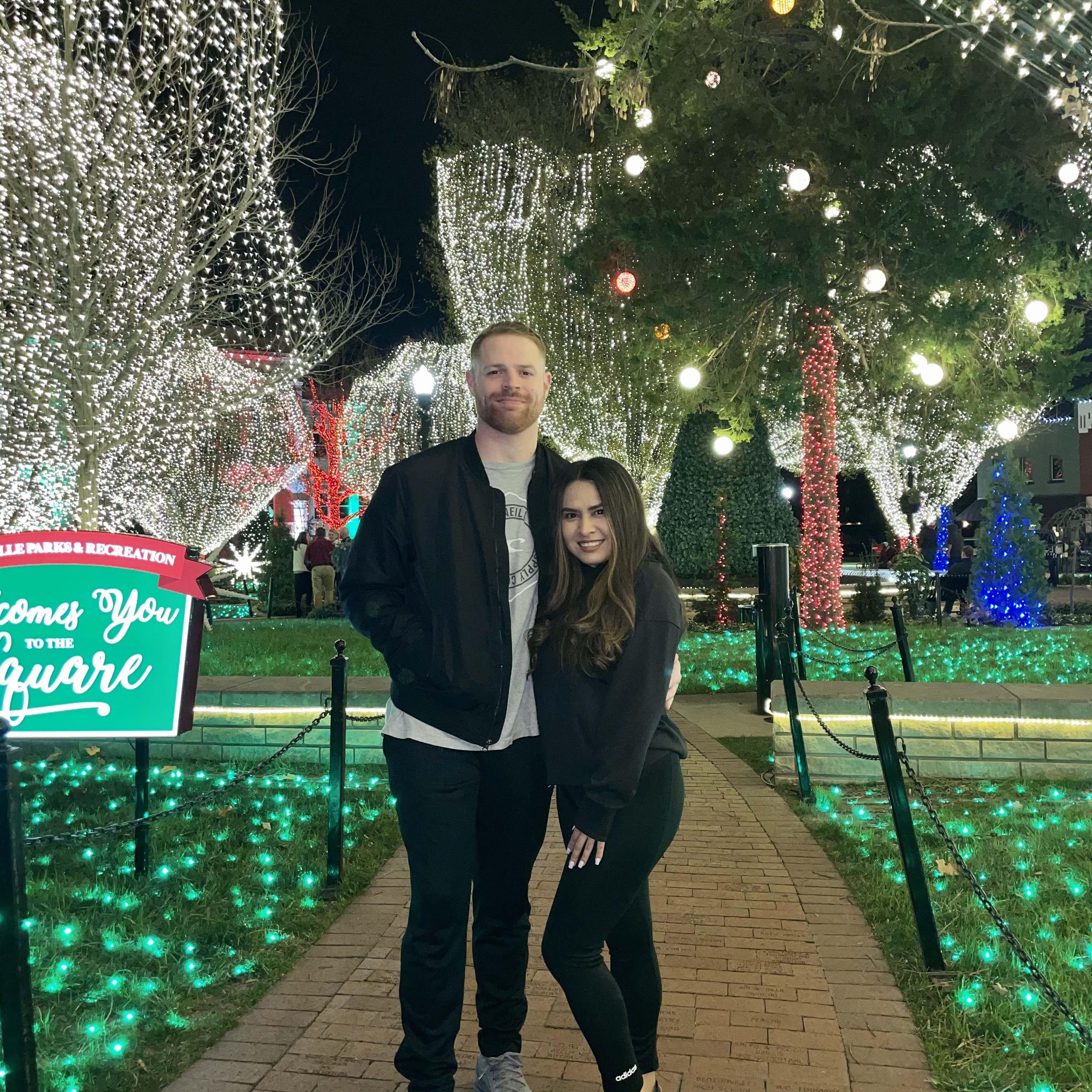 Downtown Bentonville Christmas Lights