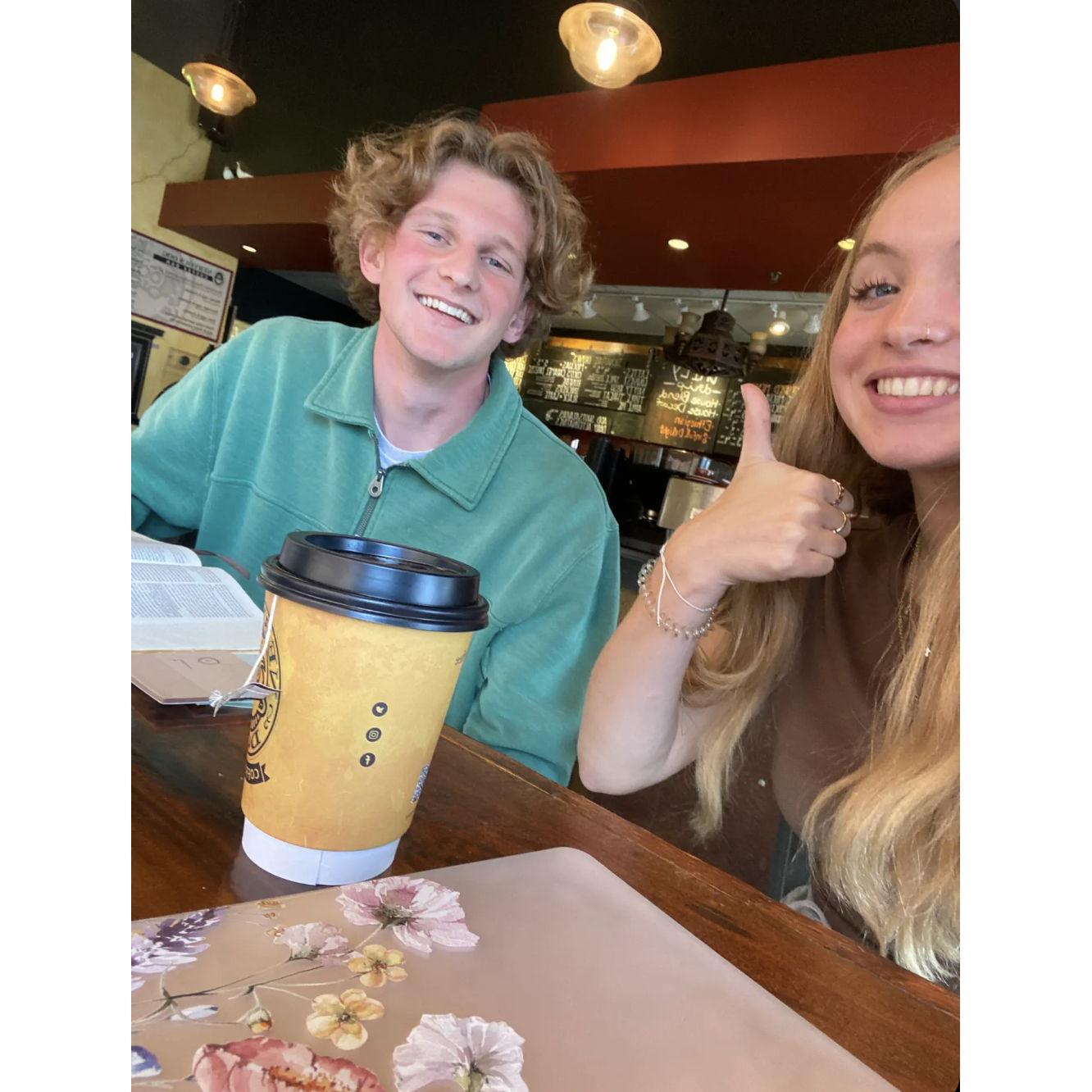 The infamous 10-hour coffee shop hangout