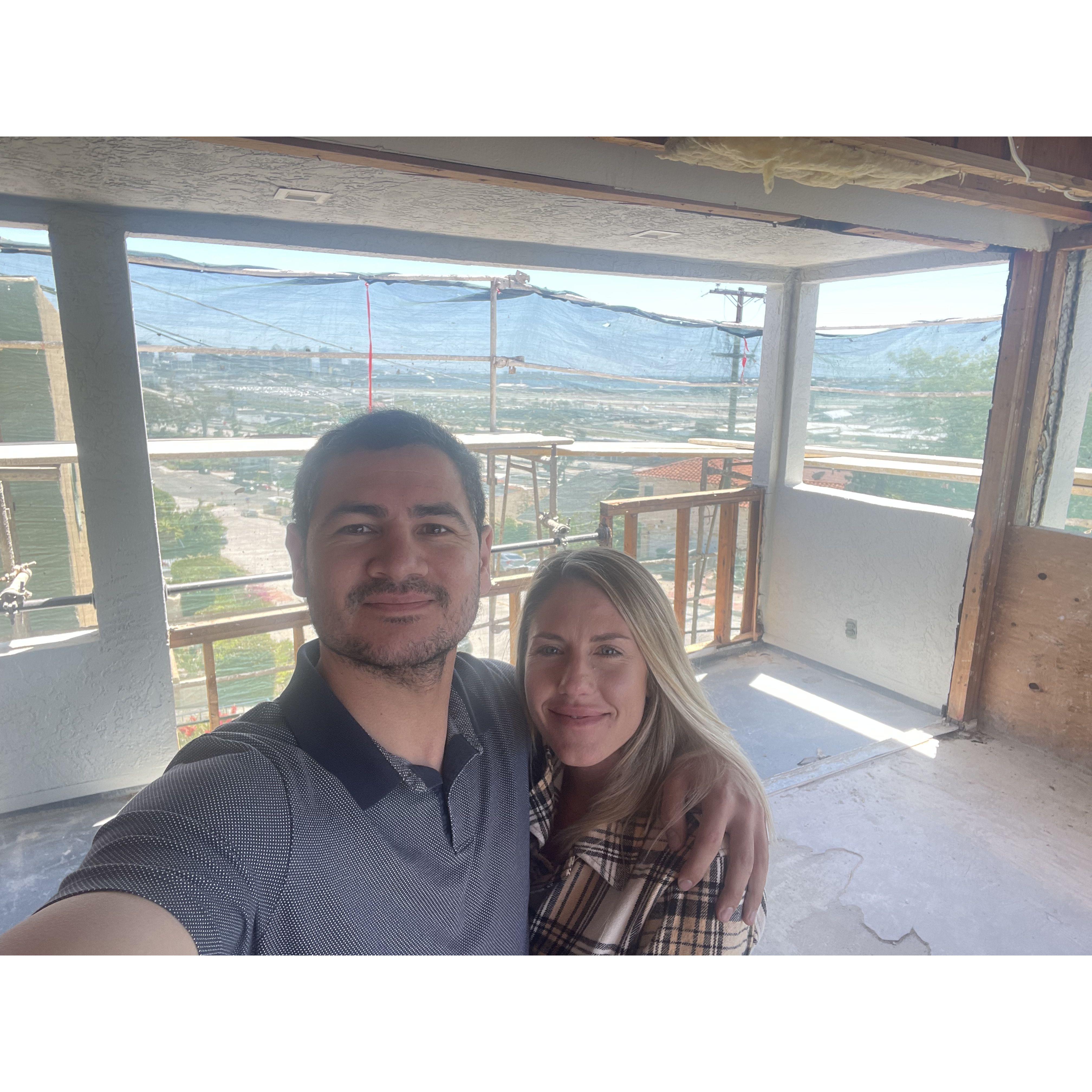 May 2023 -San Diego, CA - Start of home renovation. Oh how naïve we were...