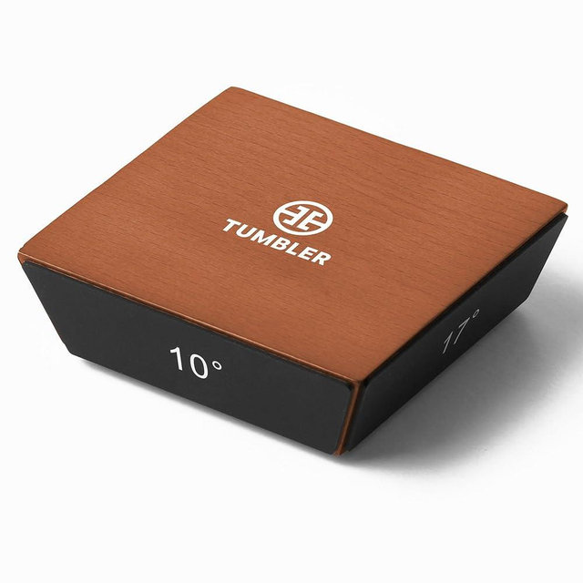 Tumbler Knife Holder Pro - Companion Accessory for The Tumbler Rolling Knife Sharpener™ - Offers 10, 12, 17 & 25 Degree Sharpening for A Variety of Knives (Original Brown)