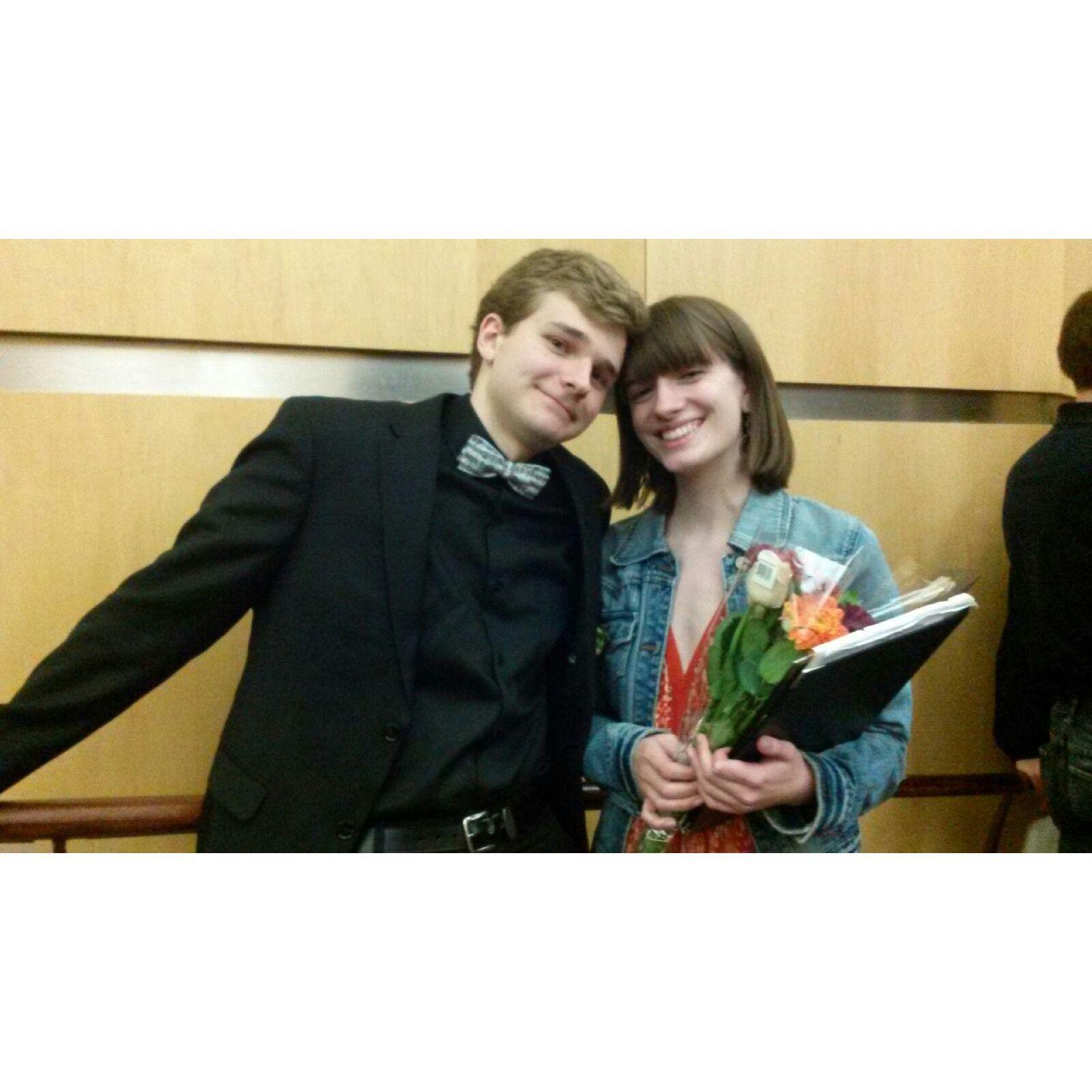 After one of Thaine's performances 🎵 🎸 🎶 2016