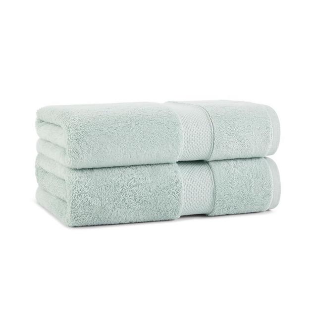Aston & Arden Egyptian Bath Towels - (Pack of 2) Oversized Ultra Soft Thick & Absorbent, 100% Ringspun Egyptian Cotton Bathroom Towel for Spa, Hotel, 600 GSM, 30 x 54 in, Green