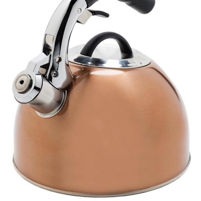 Primula Connor 2.5Qt. Stainless Steel Whistling Kettle -Copper
