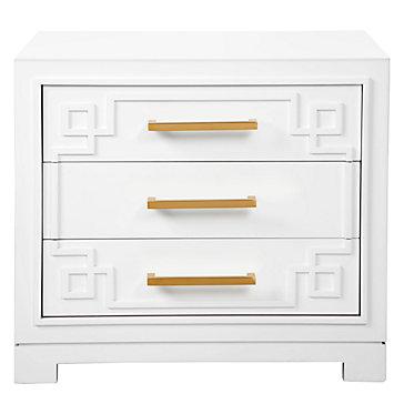 York 3 Drawer Nightstand