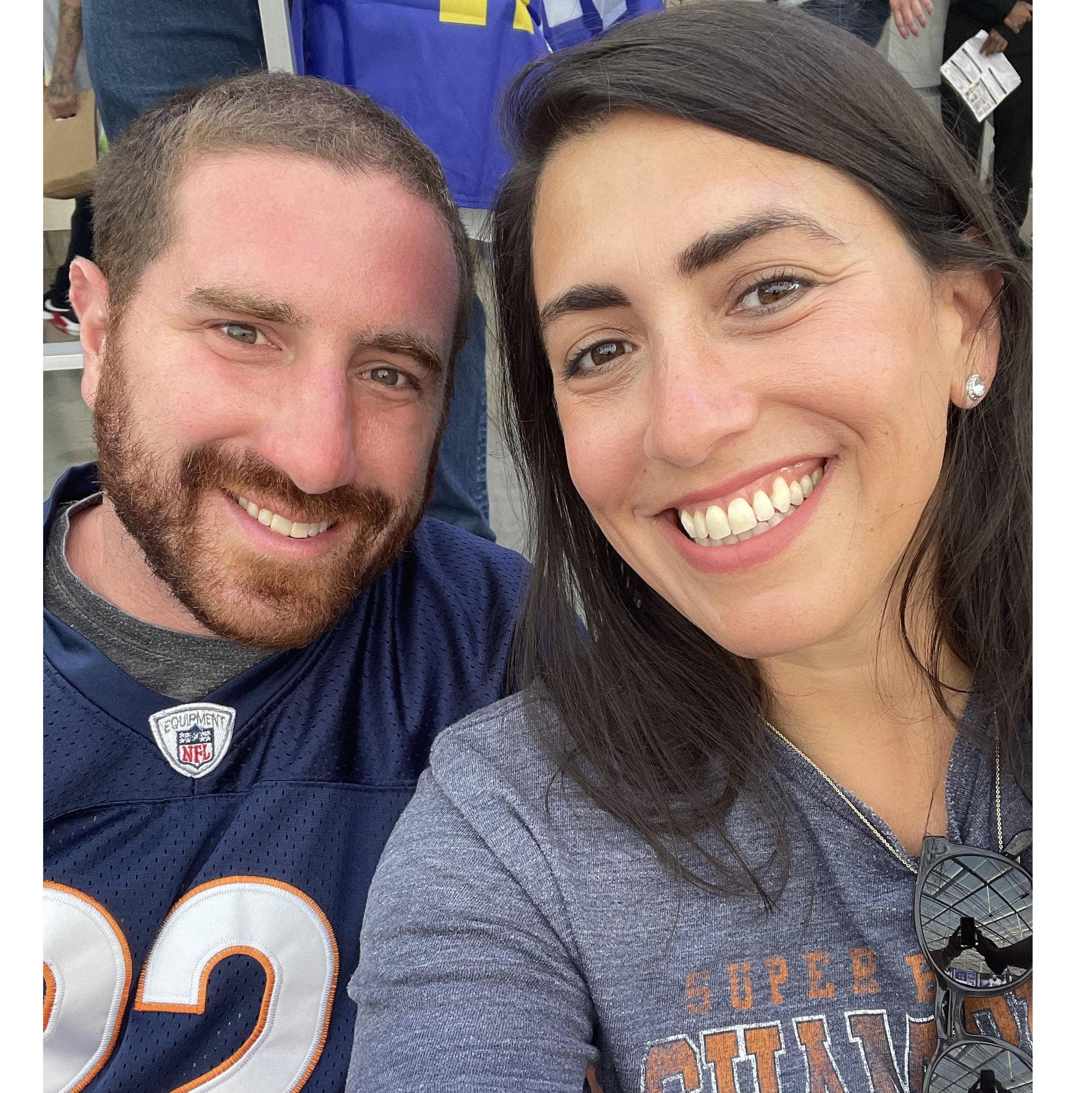 The one at the Bears vs Rams game in LA