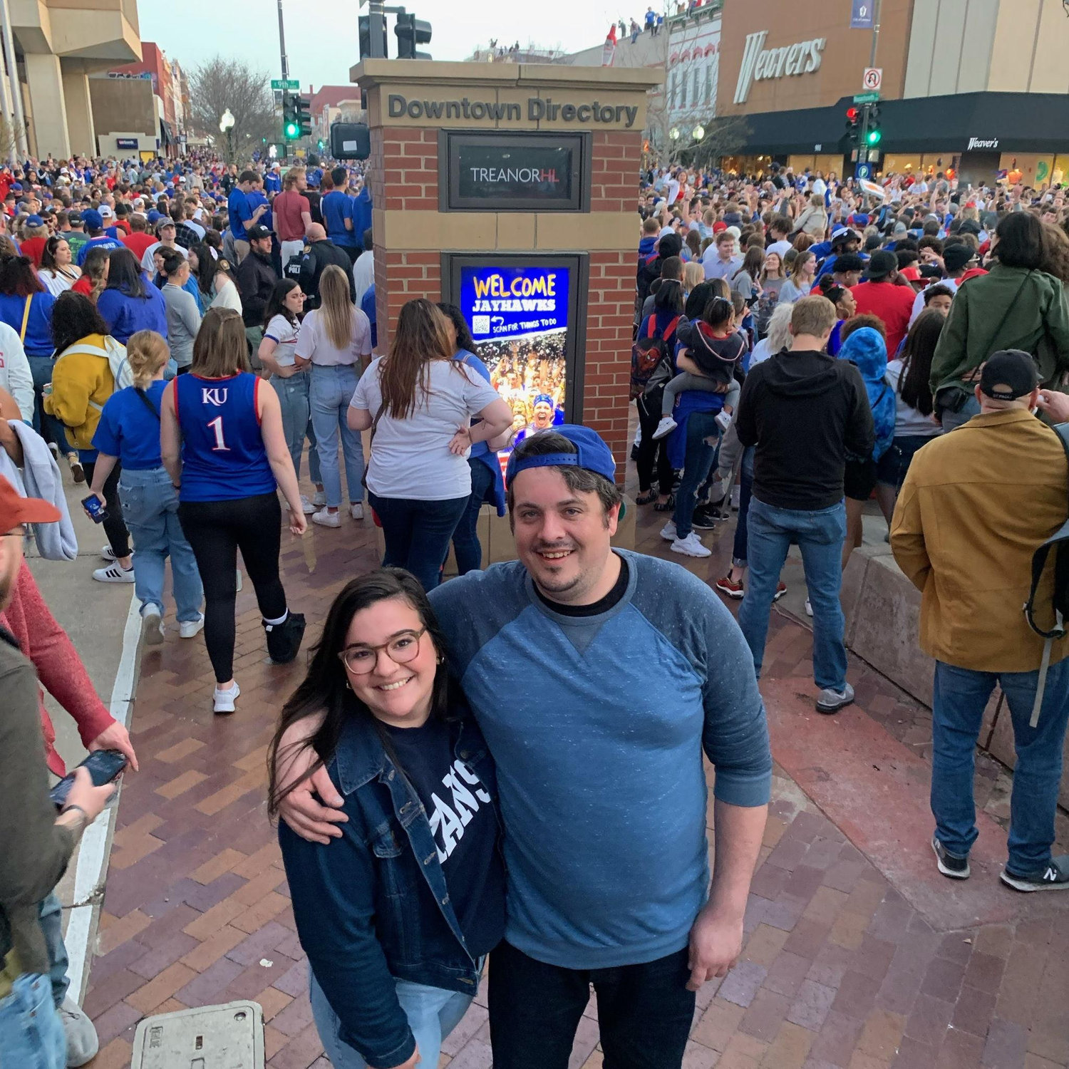 Storming Mass when KU made the final 4 in 2022
