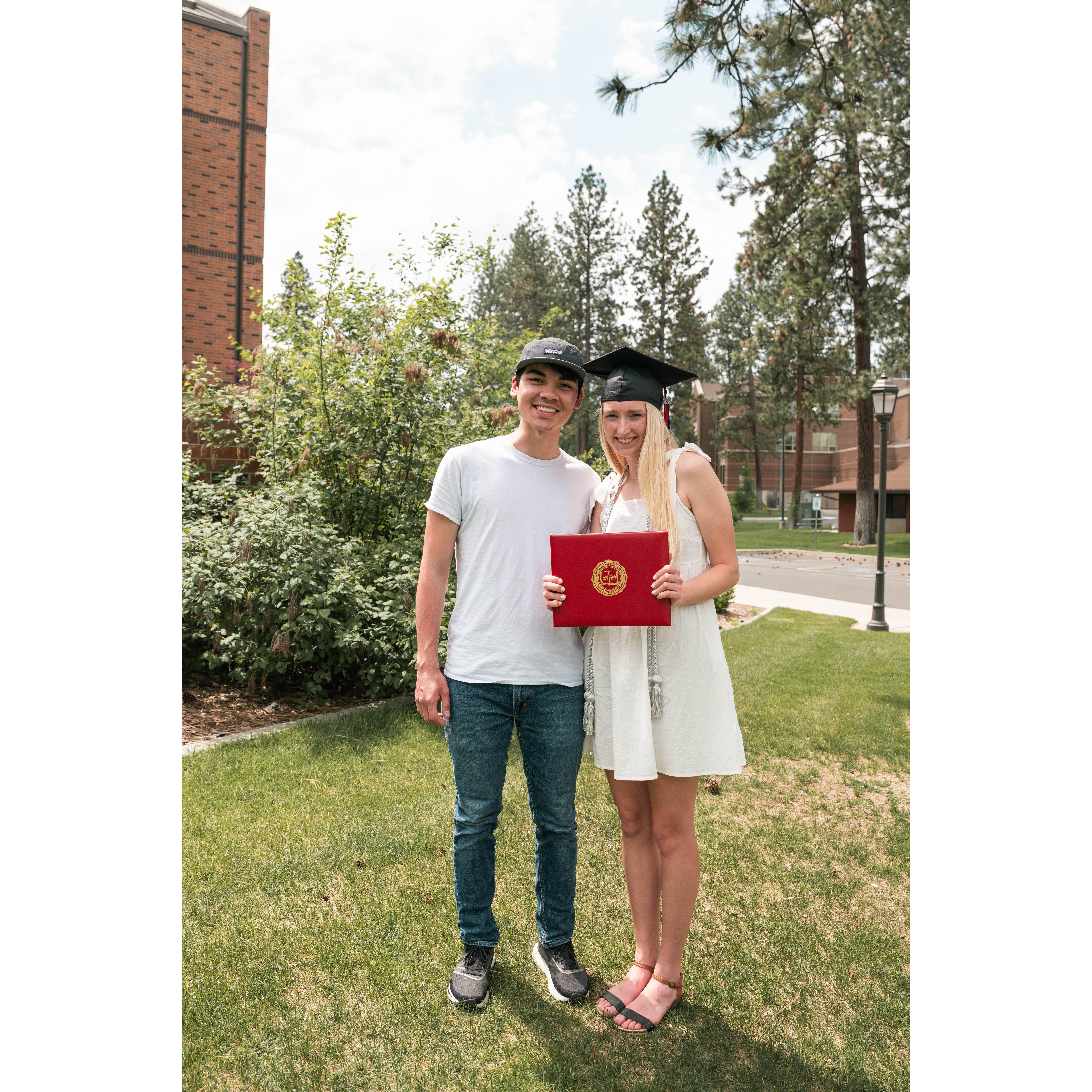 Kara graduated from Whitworth University - 2023