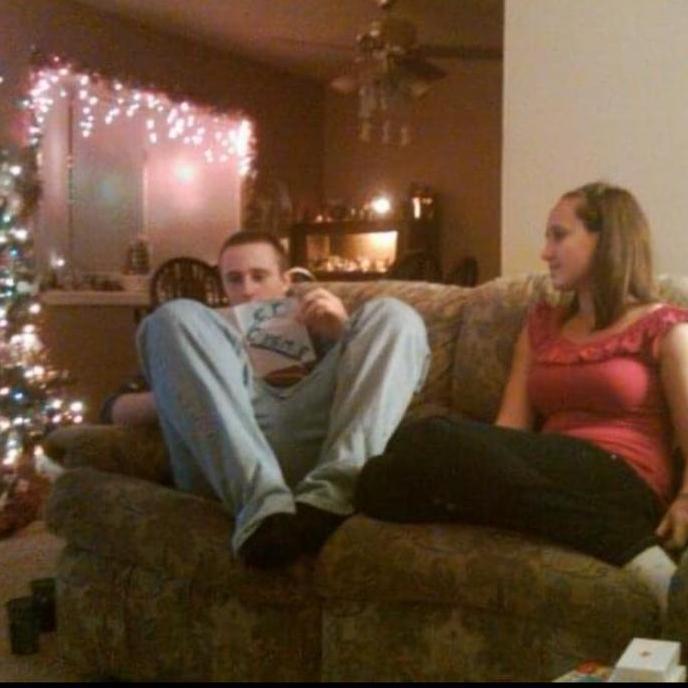 December 2010 - Christmas in high school at CJ's parents' house