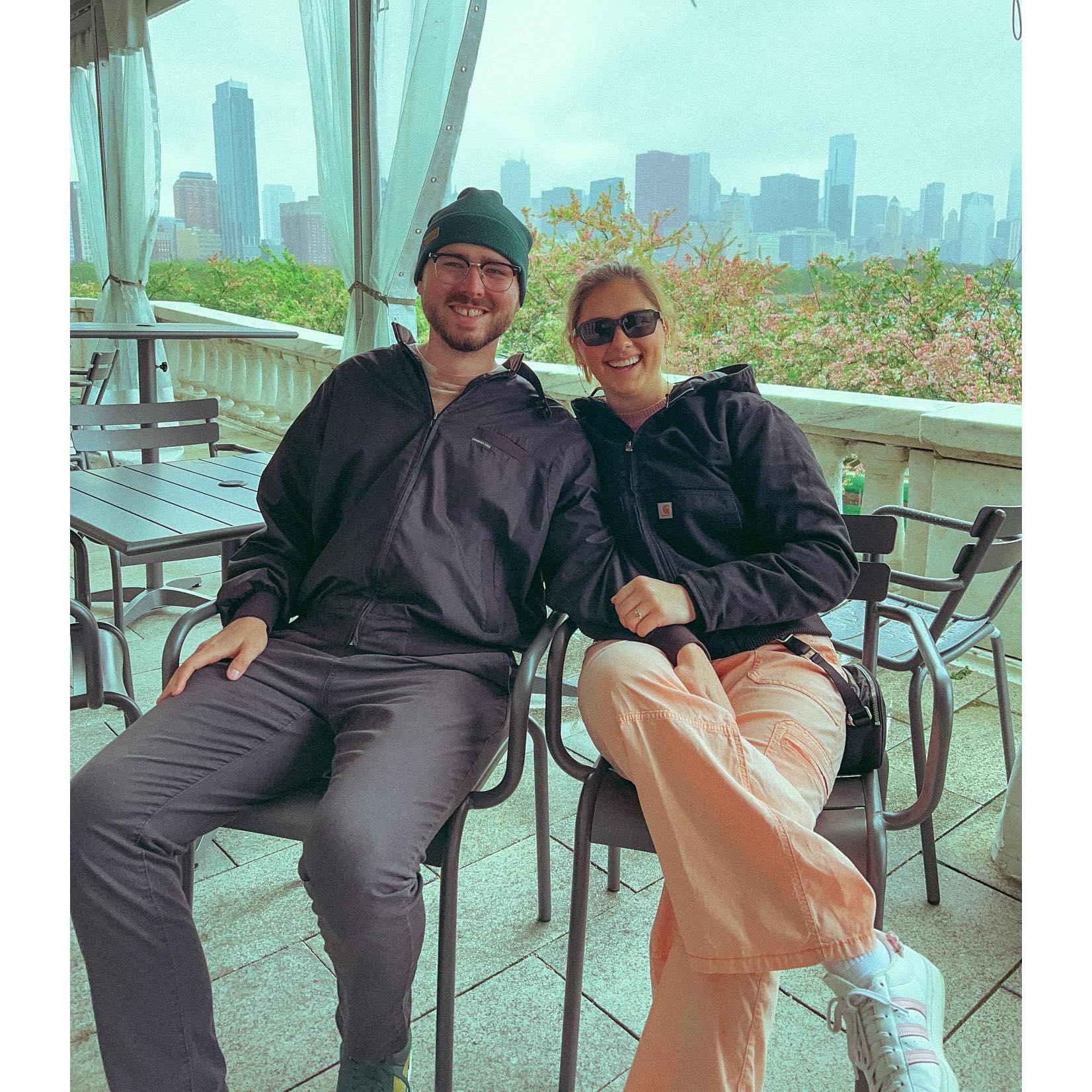 First time in Chicago together!