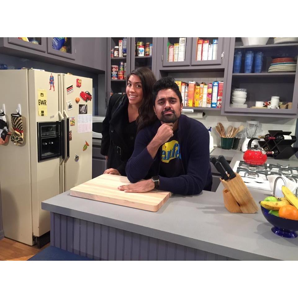 Only on a recreation of the set from the greatest comedy show of all time 'Seinfeld'!