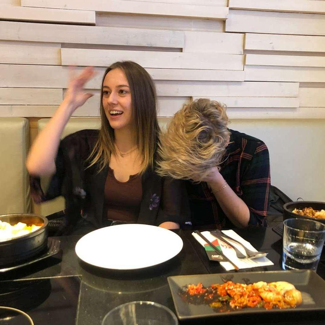 Our first double date... who even knows what was said?