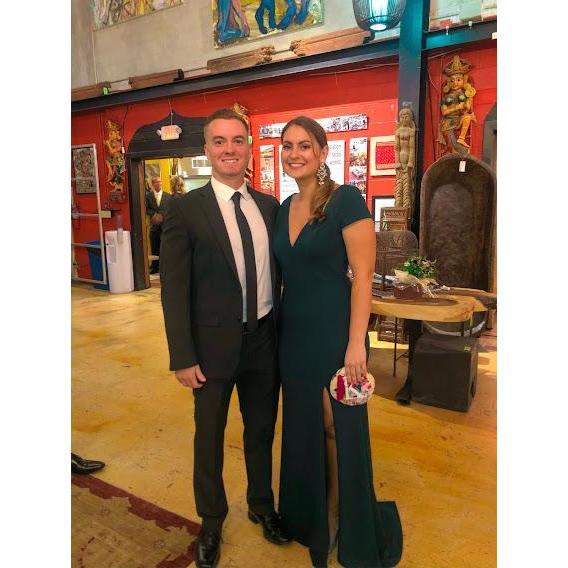 Celebrating Mike (Brendan's cousin) and Mariah's wedding in Philadelphia, PA! - December 2019