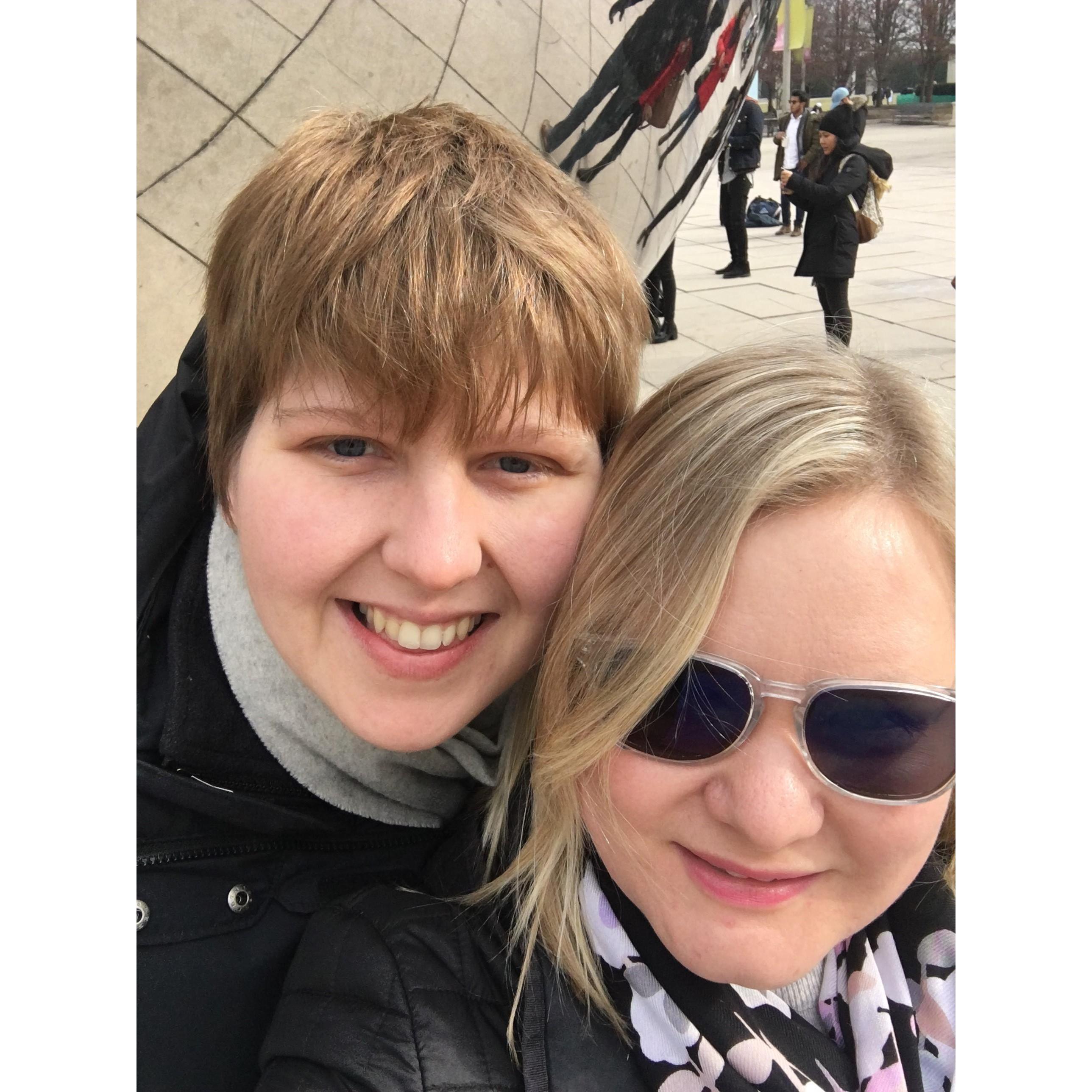 At the Bean! (Chicago) This is actually our very first ussie!