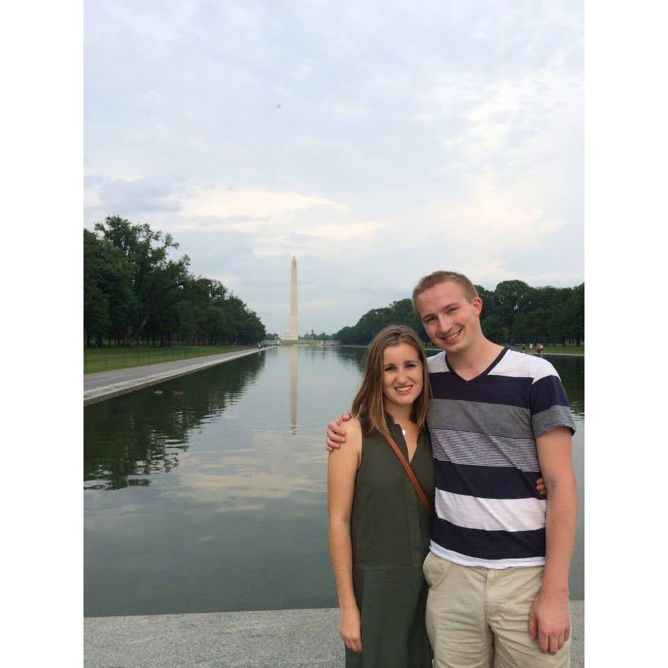 Then Quinn hosted Madison for a few weeks during her college internship in D.C., where we started (still unknown to us) to feel that first spark of "more than friends."
