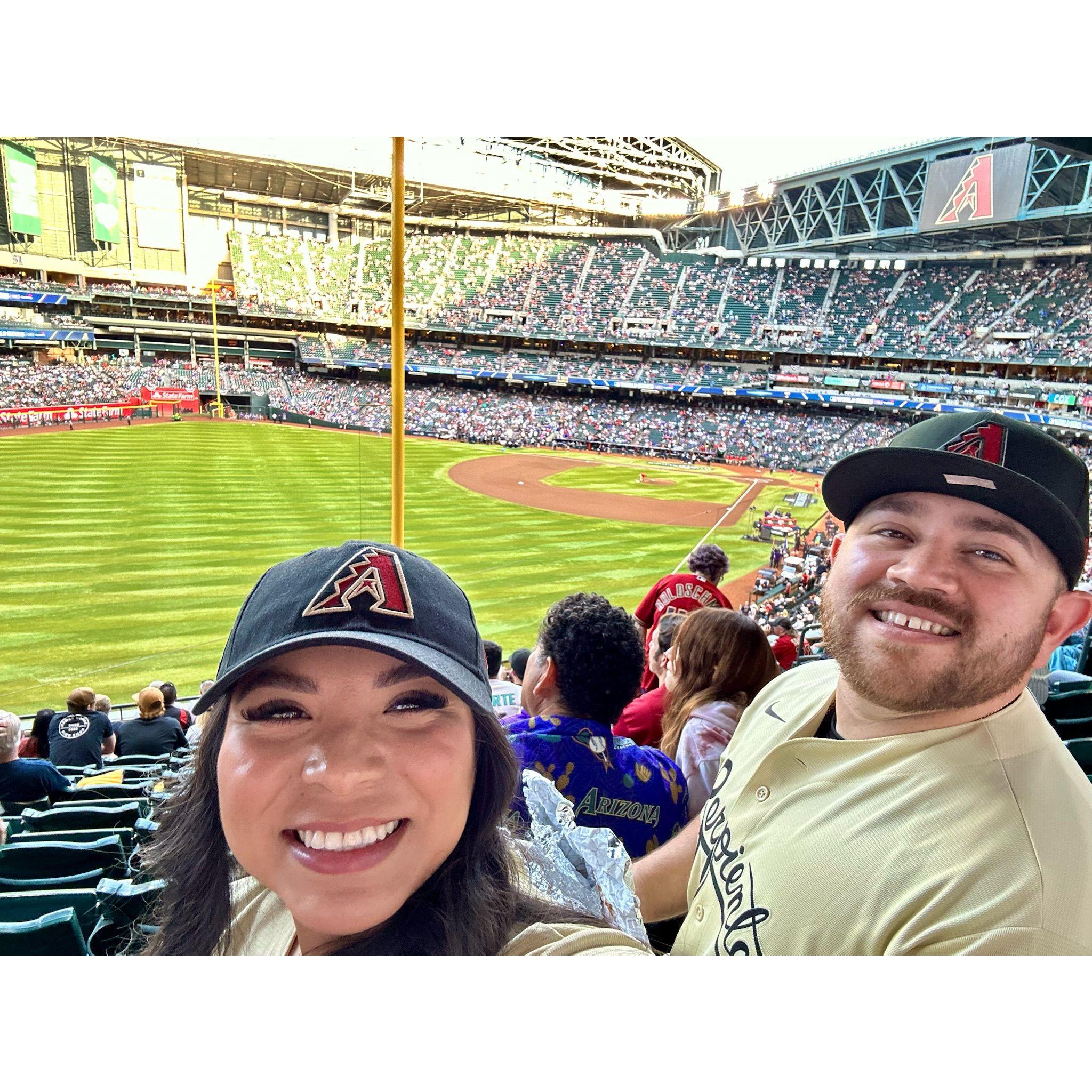 At the World Series!