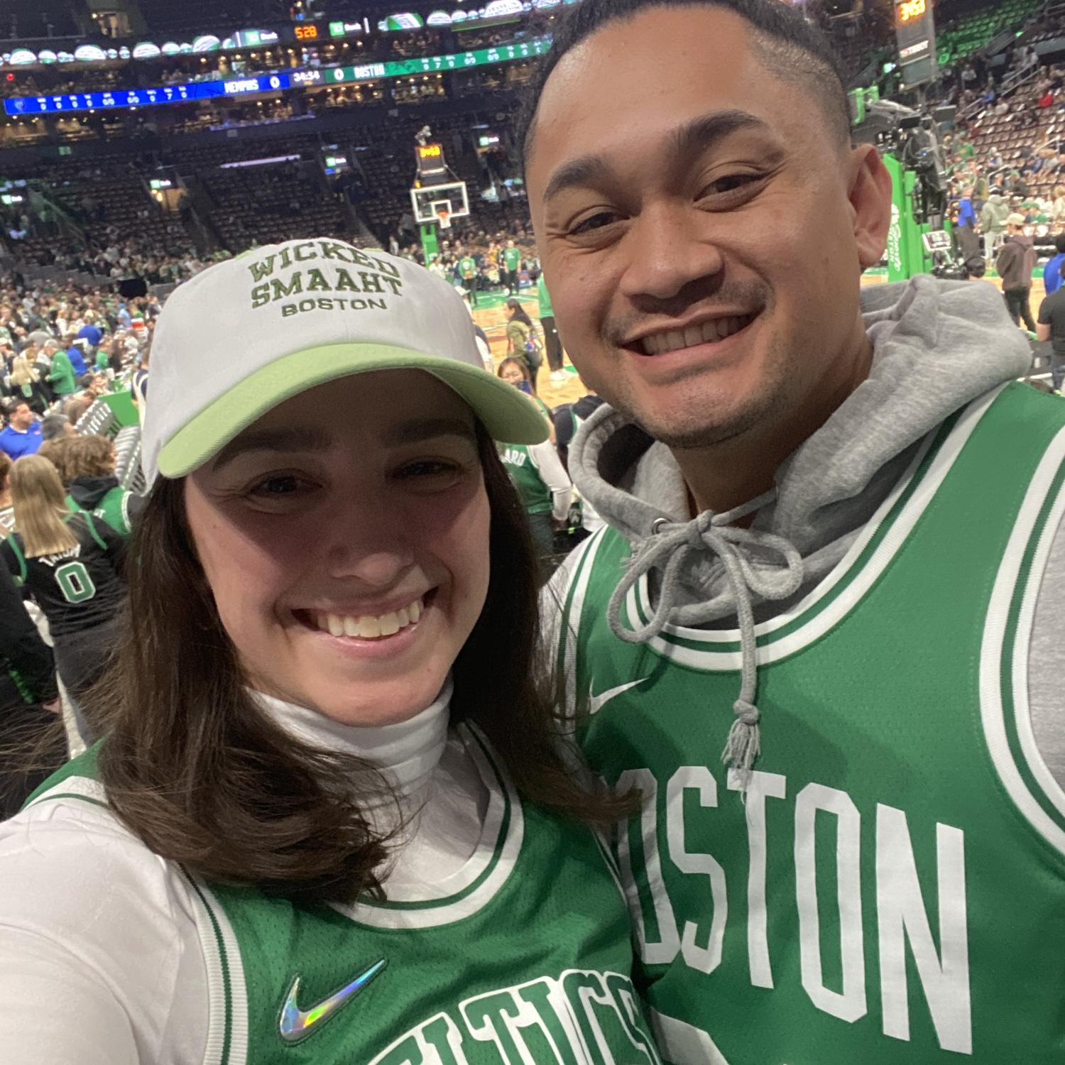 first Celtics game in Boston! Marcus Smart homecoming. feb ‘24