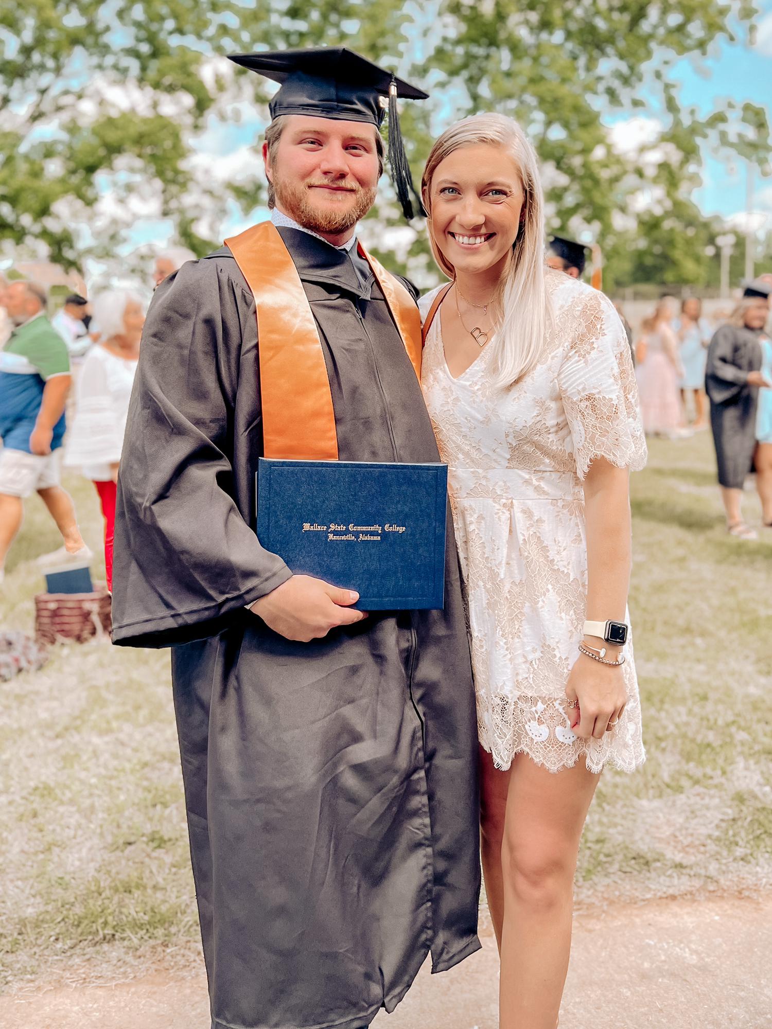 Nursing school grad walk