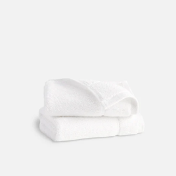 White Super-Plush Turkish Cotton Washcloths