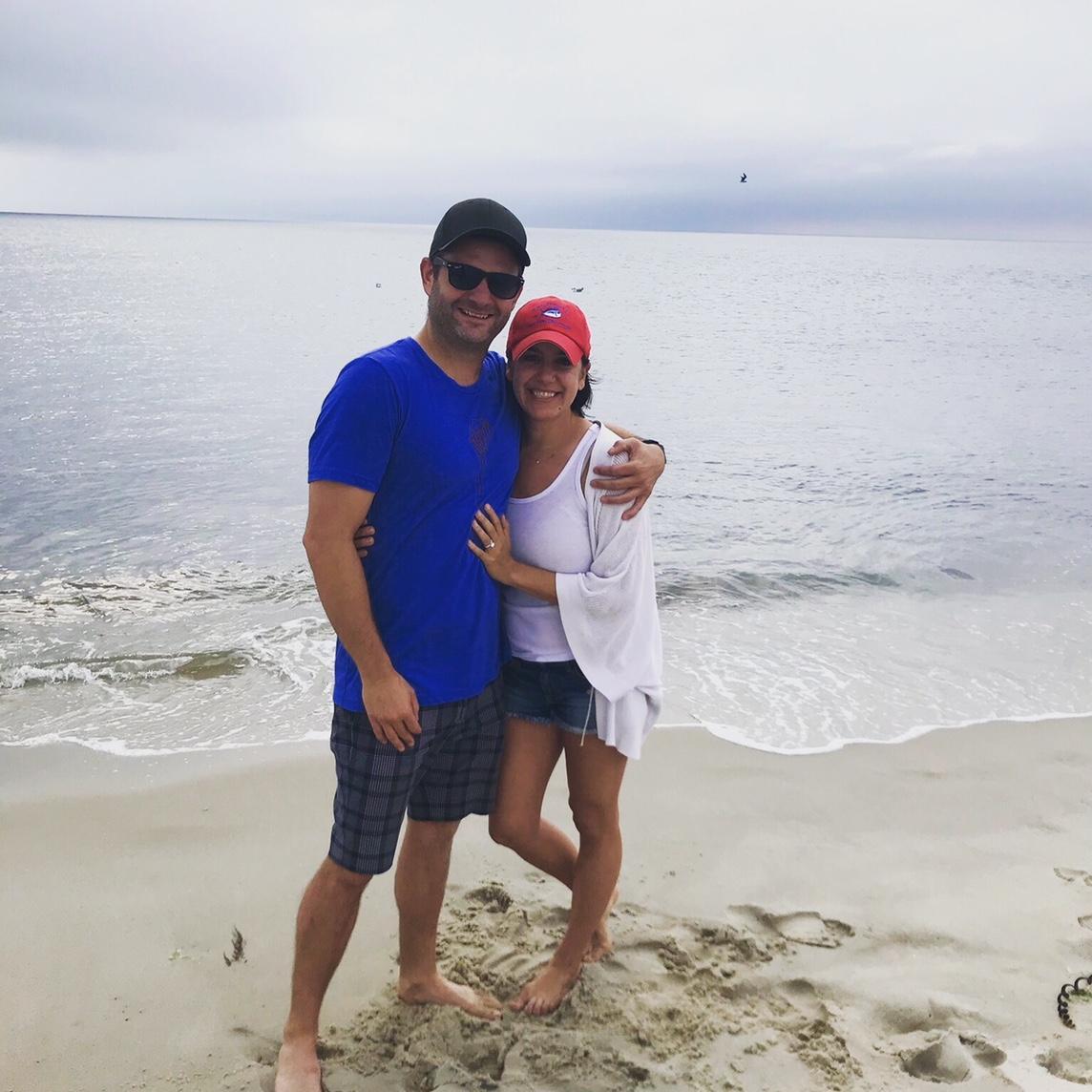 Moments after we got engaged! 6.23.18