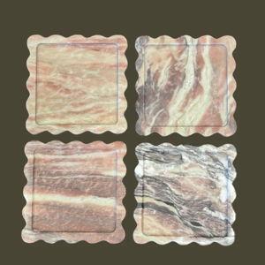 Box Coaster Set - Color Biscotti