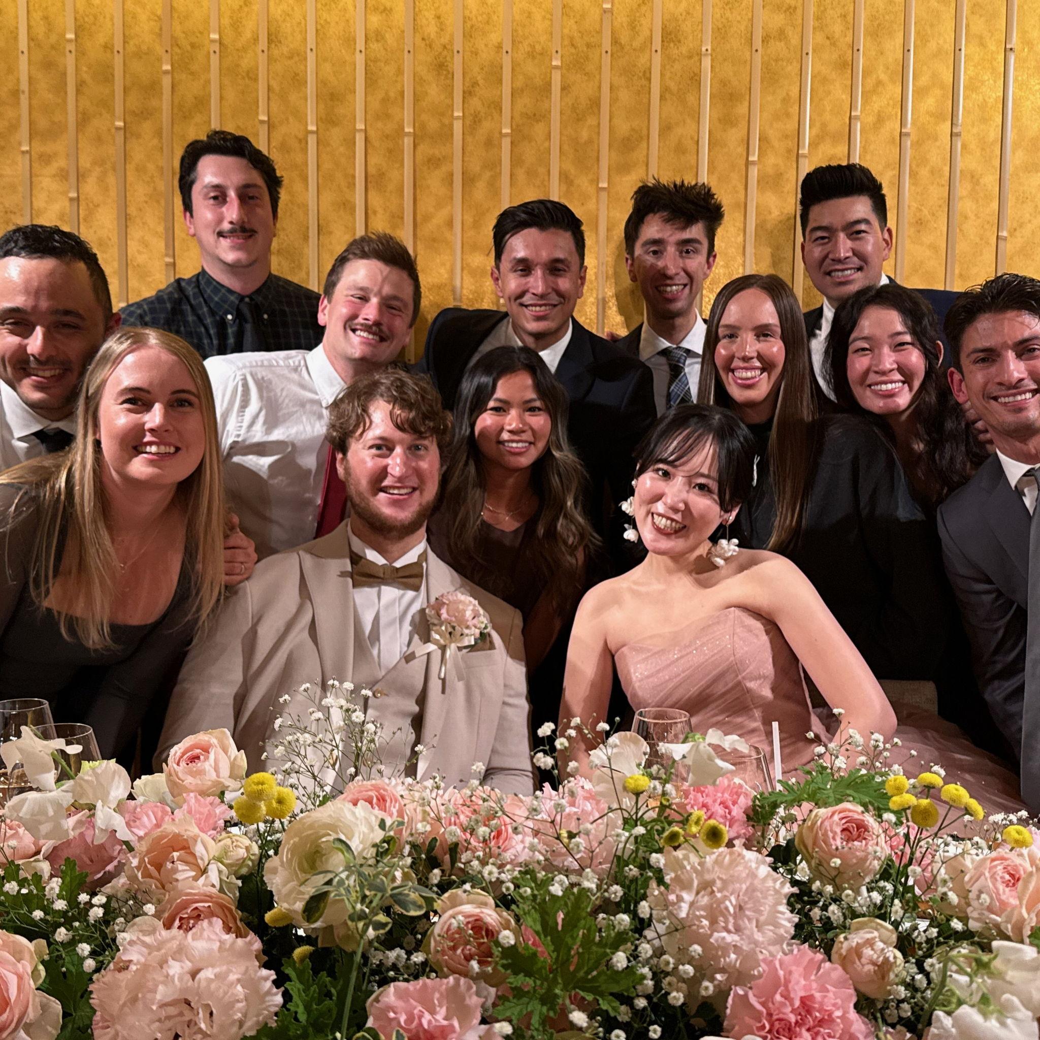Stef and Nao's wedding with the San Diego Family!
