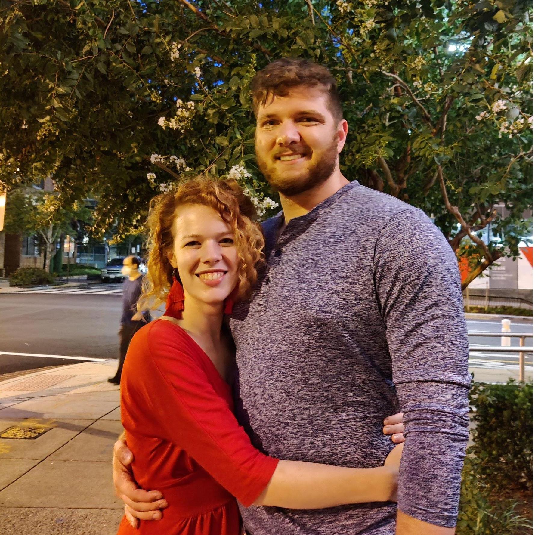 Dinner out with friends in DC.