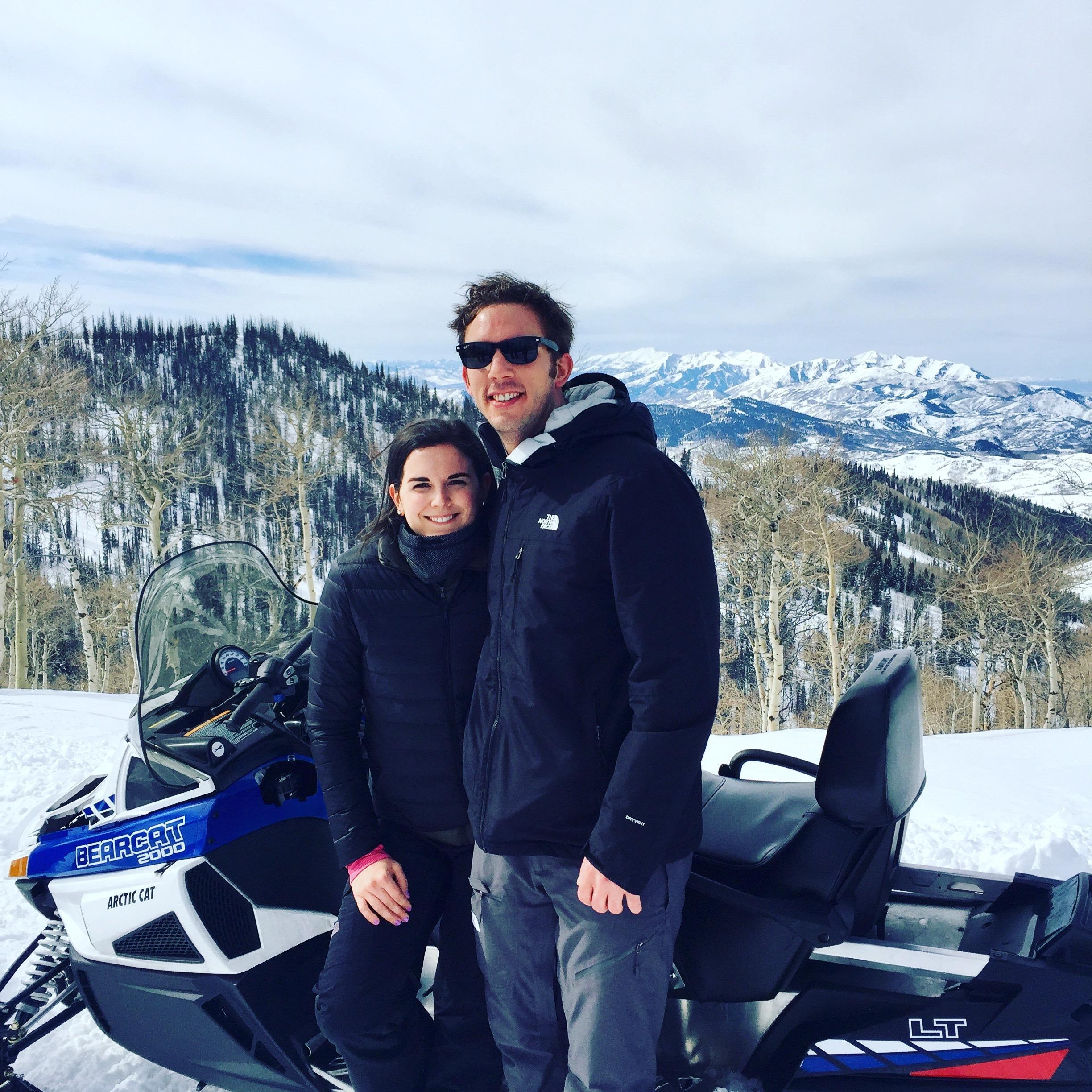 Daniel's Summit, Utah 2017 snowmobiling while on the Straface family ski trip.