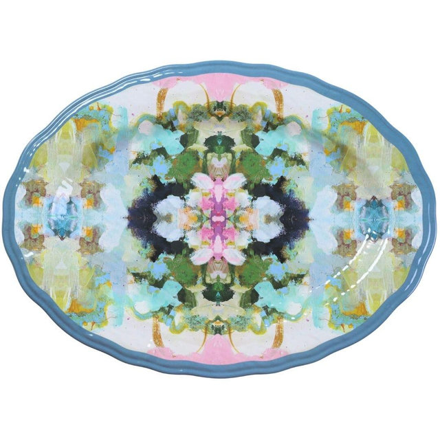 Nantucket Bloom Melamine Platter