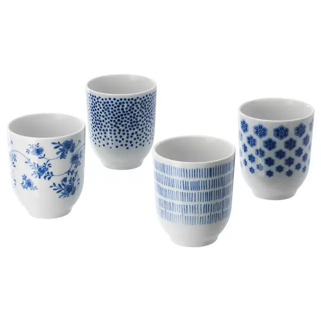 ENTUSIASM Tumbler, patterned/blue7 oz