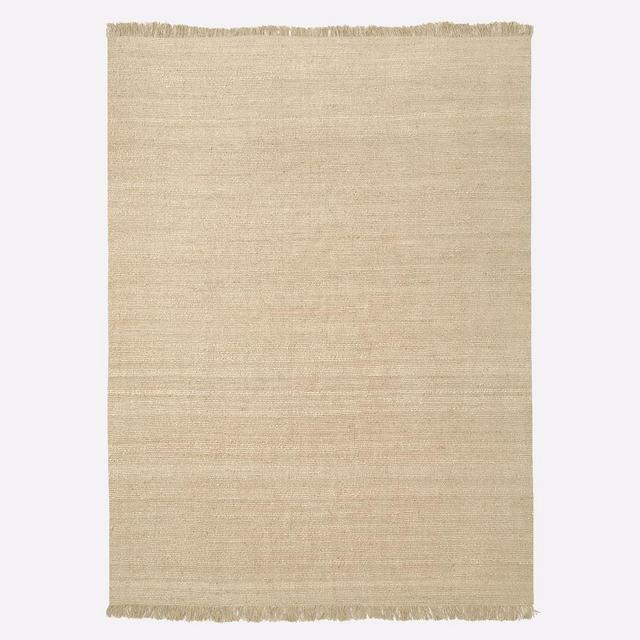 Handspun Jute Rug, 6x9, Bleached