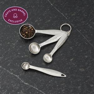 Stainless Steel Measuring Spoons, Set of 4