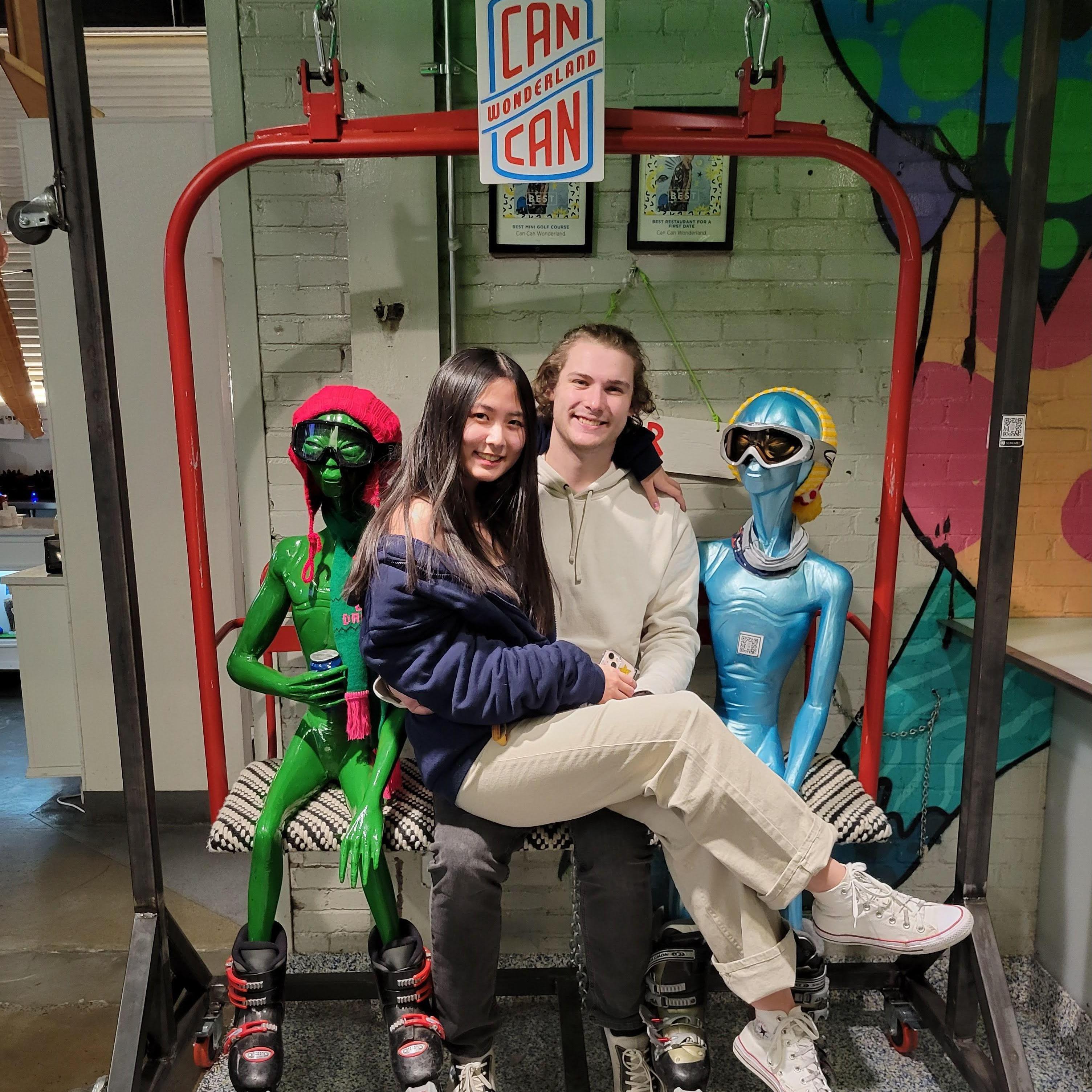 2.18.22 - One of our first dates at Can Can Wonderland arcade in Minneapolis