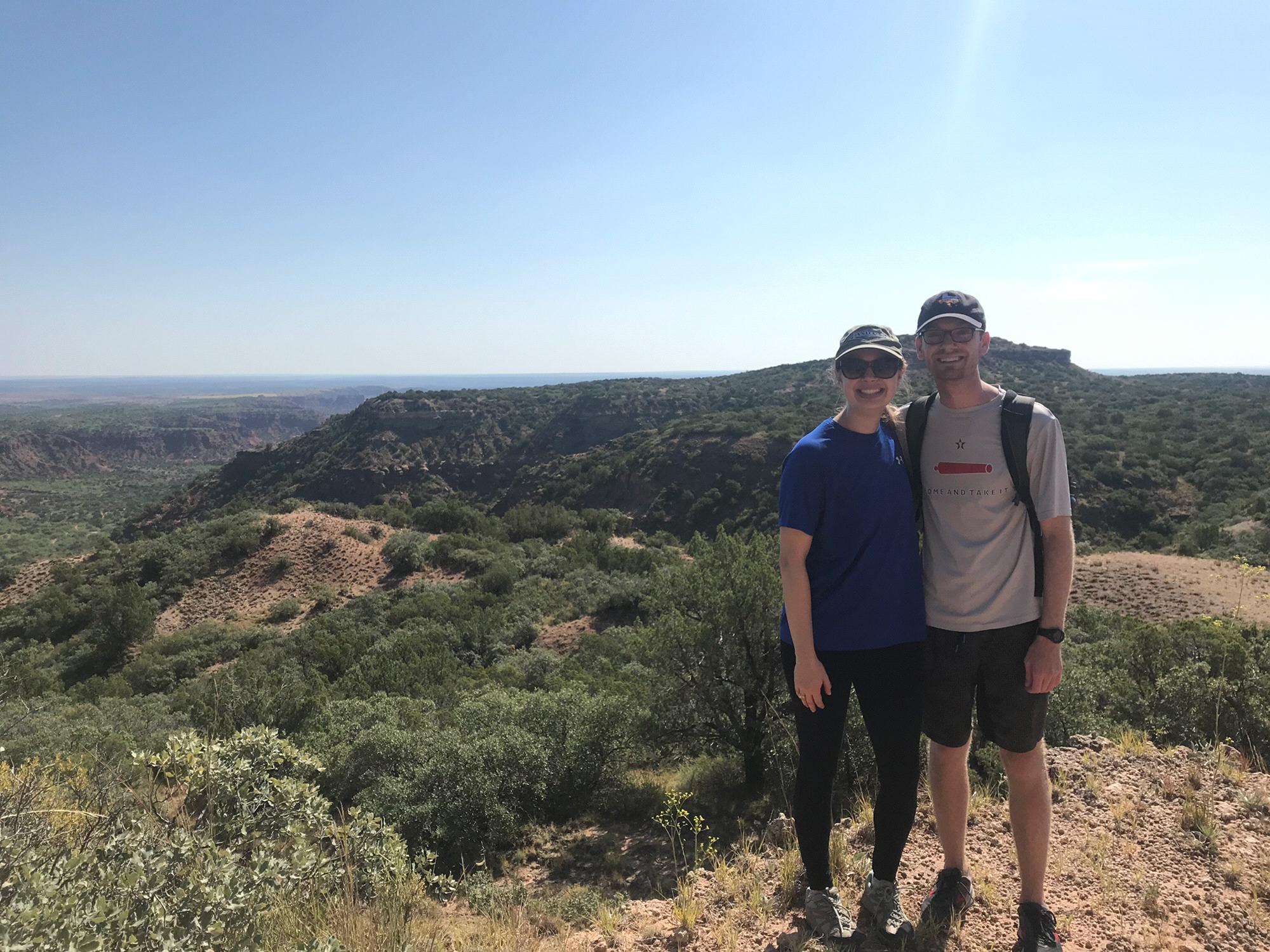 6.3 mile hike at a Caprock Canyons State Park.