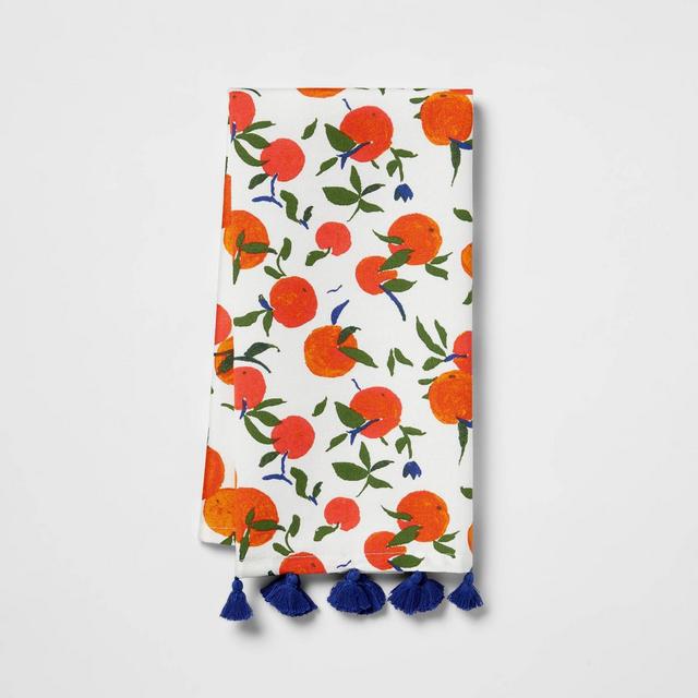 Cotton Printed Kitchen Towel Orange - Opalhouse™