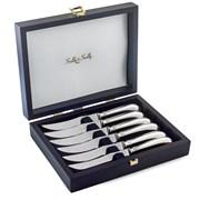 Pistol Handle Steak Knives, Set of Six