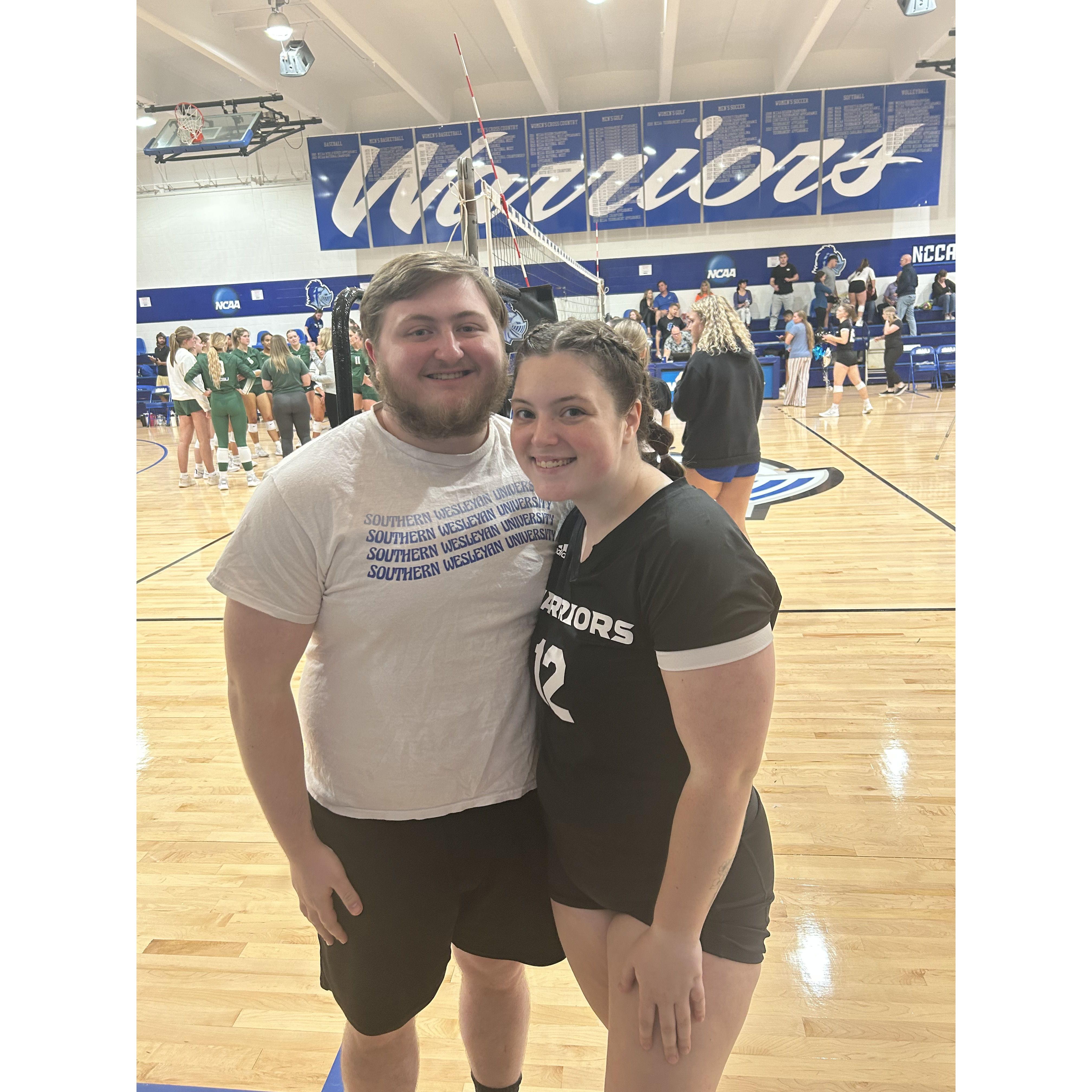 Cara's senior day