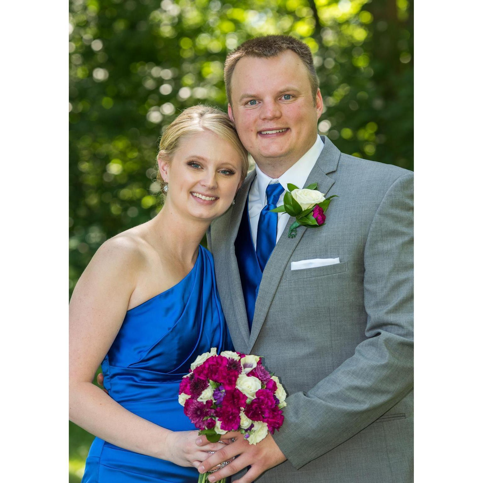 First professional photo - taken at a friend's wedding in 2016