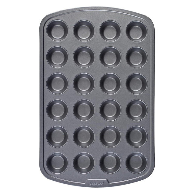 GoodCook Non-Stick Mini Muffin Pan,24 Cup