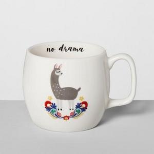 Porcelain No Drama Llama Mug 16oz White - Opalhouse™