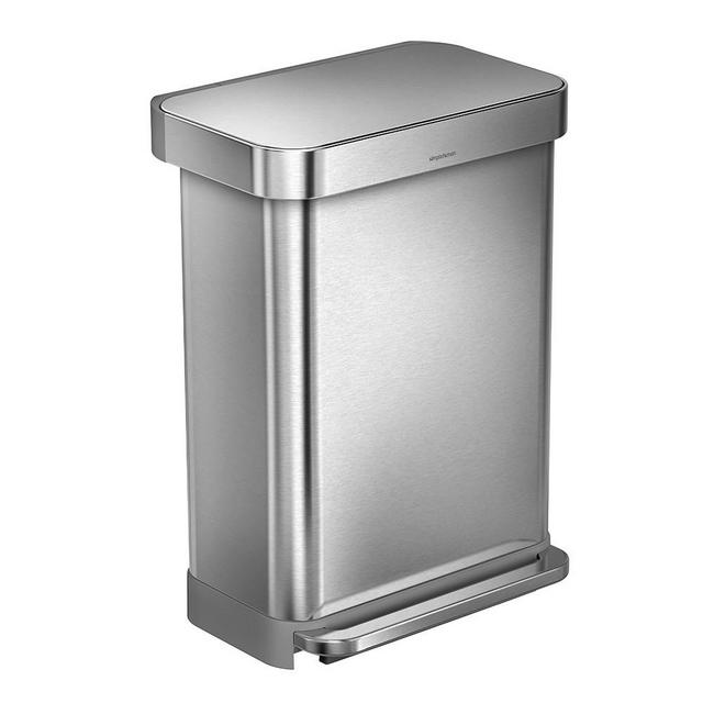 Simplehuman Liner Pocket Trash Can, 55L