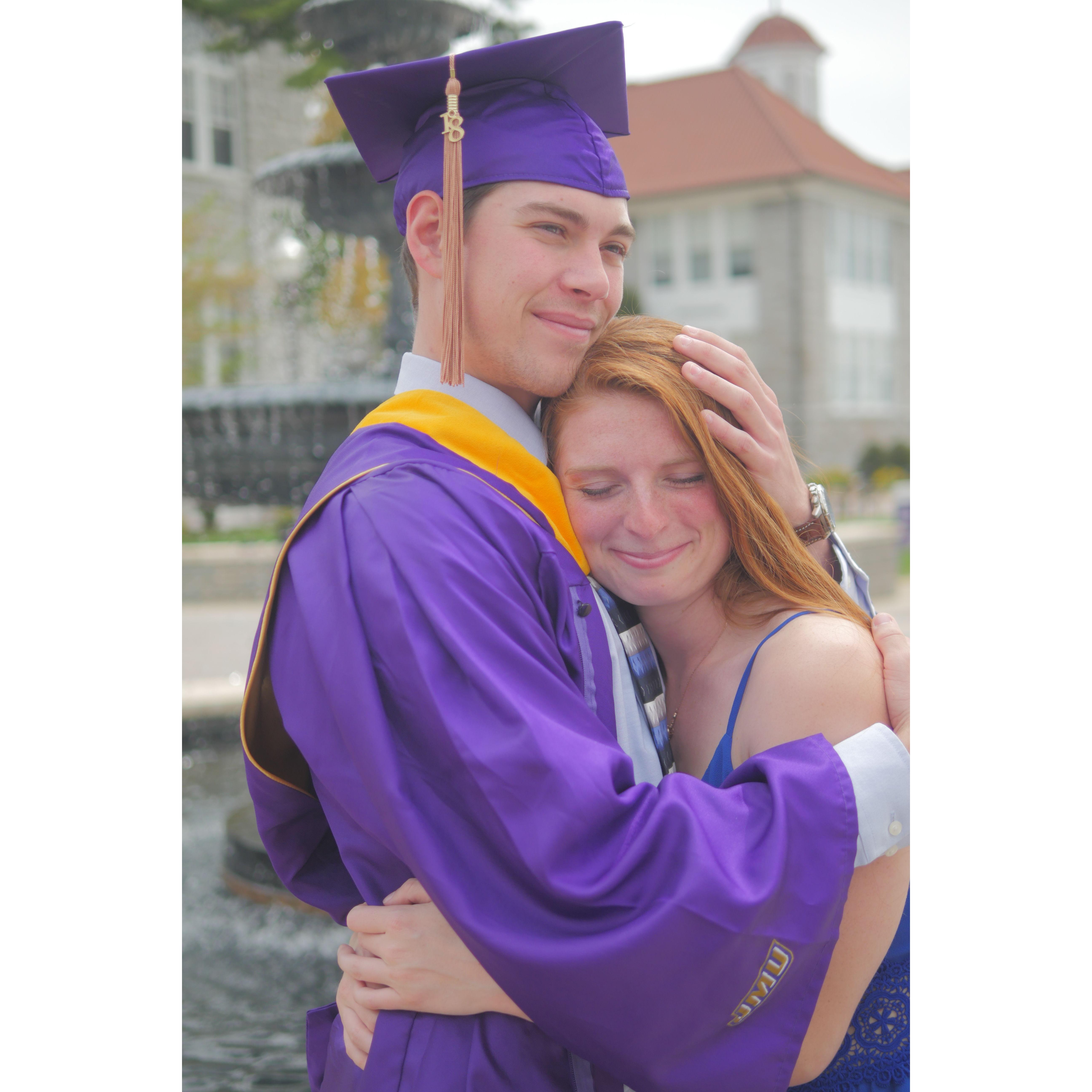 May 2018: Beau graduates JMU