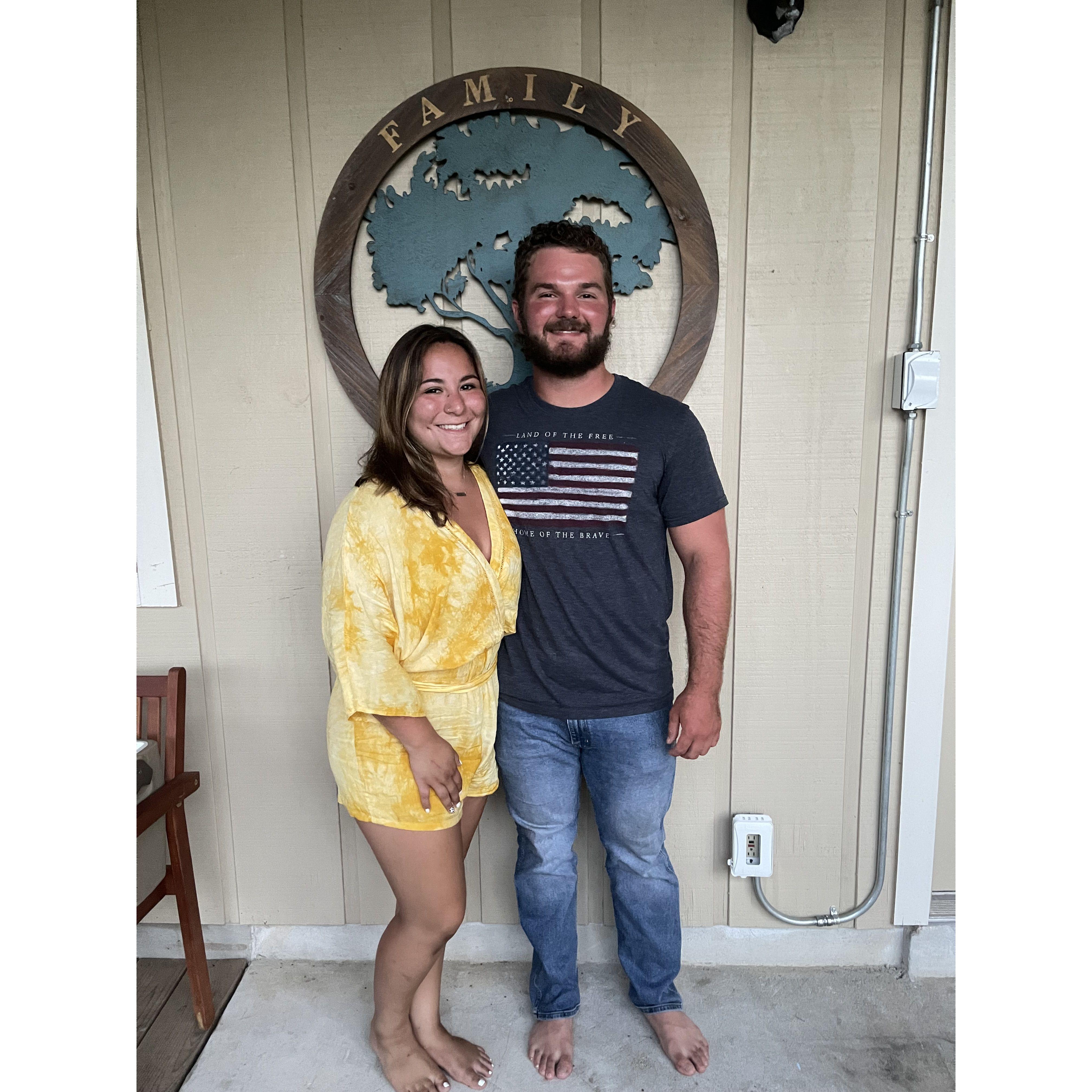 Our first picture together~ Texas 2021