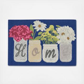 Liora Manne Frontporch Home Blue Indoor/Outdoor Mat