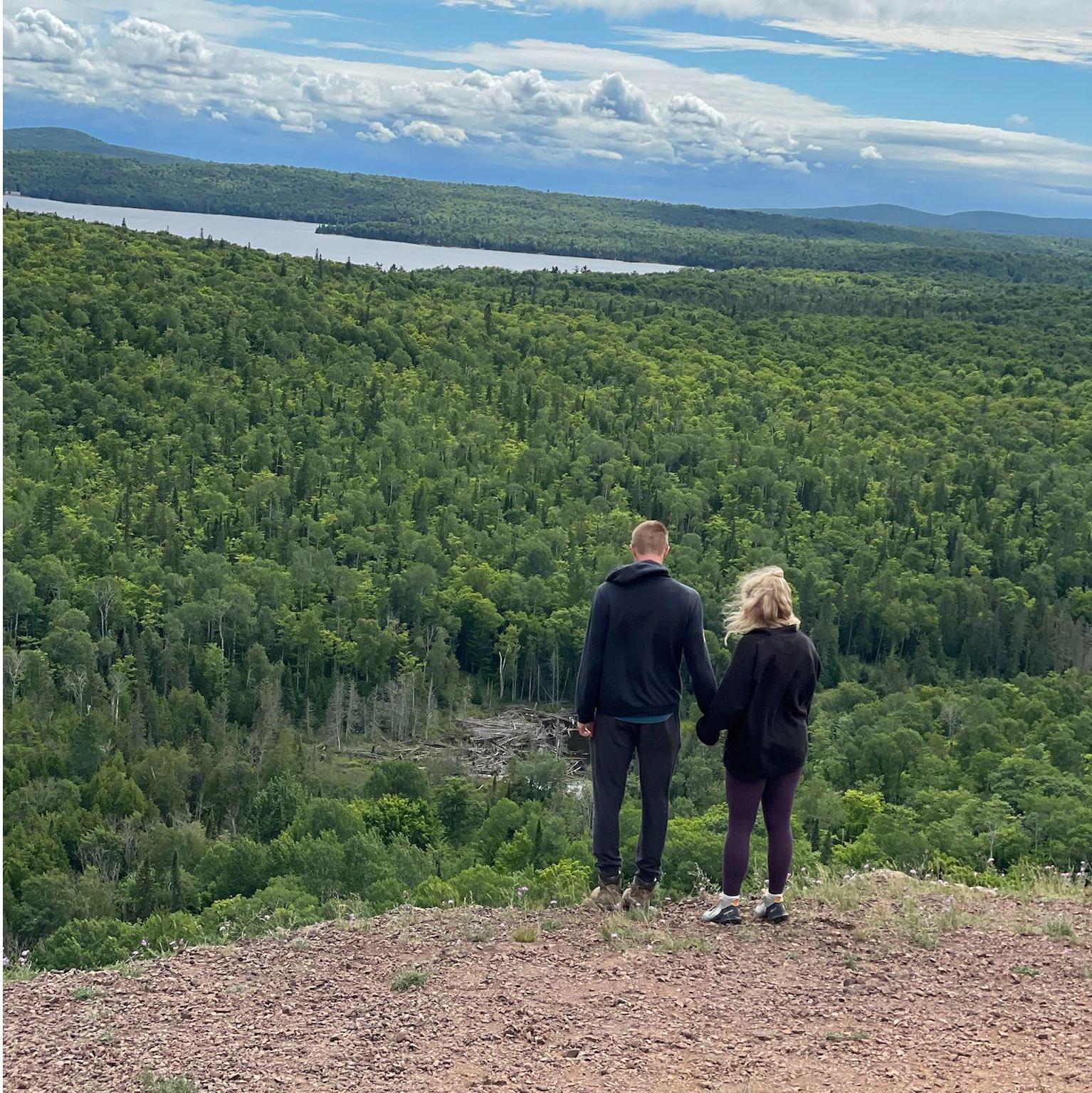 Courtney currently yelling at Zack to get off the edge.