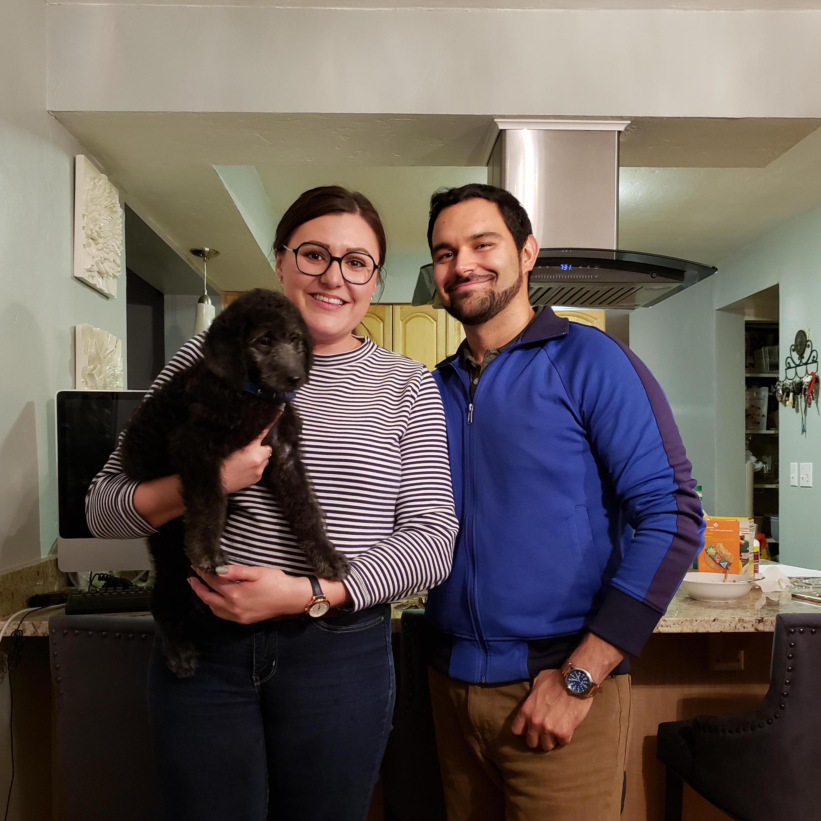 This was the night we brought our pup, Luna home! We named her Luna because there was a Lunar Elipse that night.