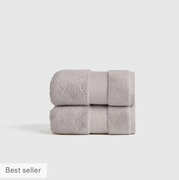 Turkish Ultra Plush Hand Towel (Set of 2) - Grey
