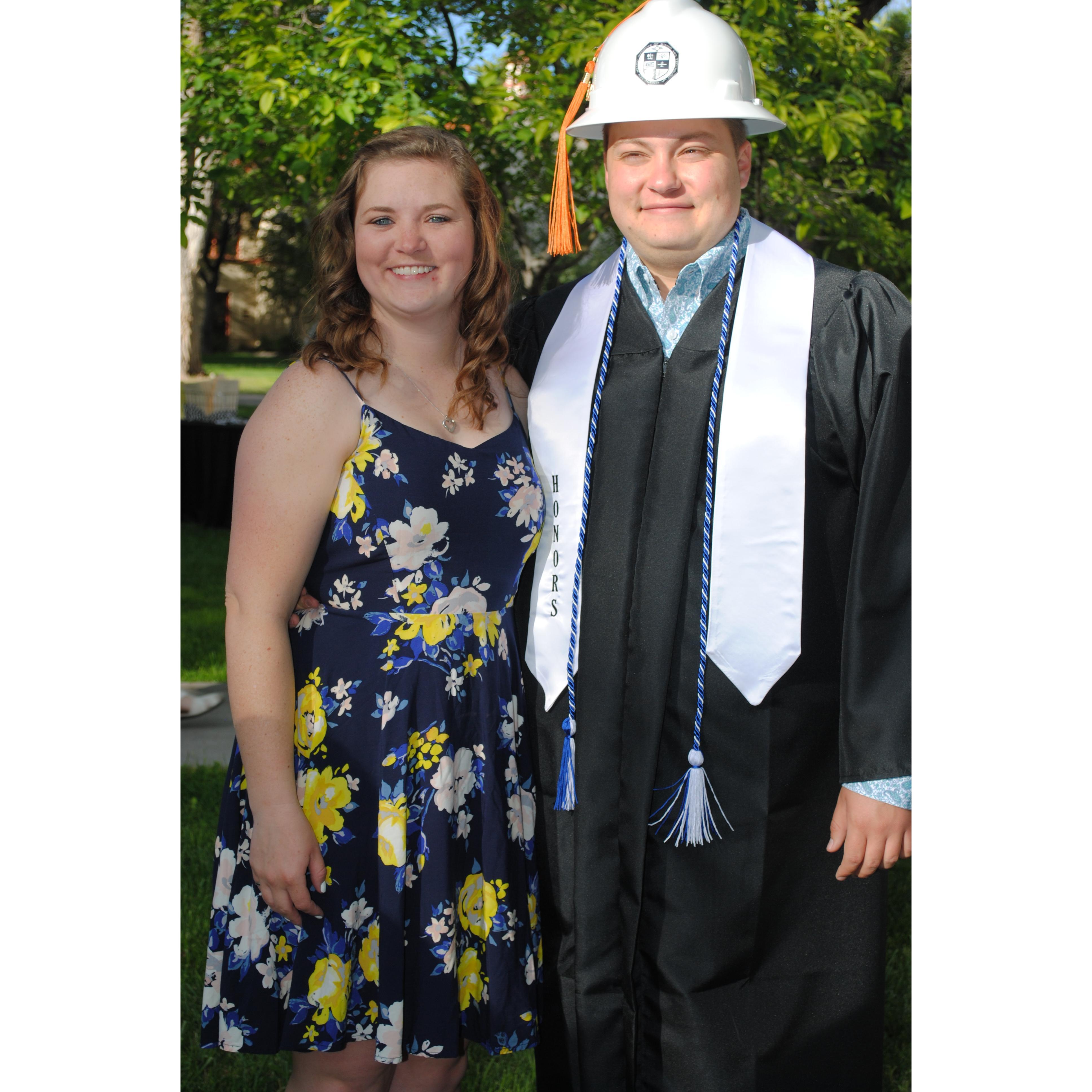 Torrie and I at my graduation