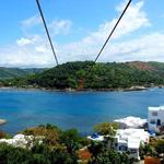 Zipline over Santiago Cove